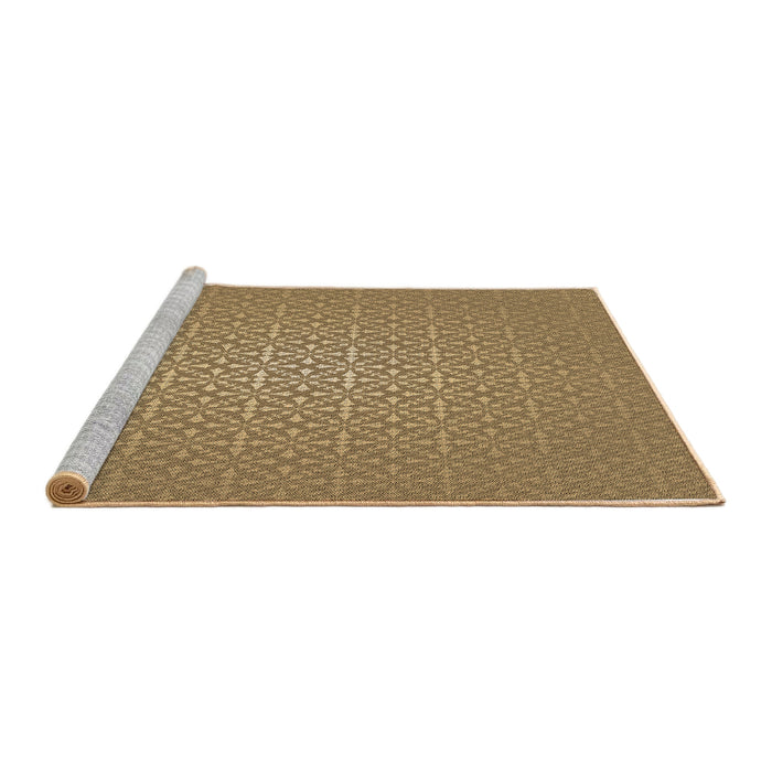 Sideview of Machine Washable Transitional Light Brown Rug, wshpat324brn