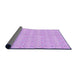 Thickness of Patterned Purple Rug, pat3240pur