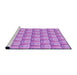 Sideview of Machine Washable Transitional Violet Purple Rug, wshpat3241pur