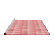 Sideview of Machine Washable Transitional Pink Rug, wshpat3246rd