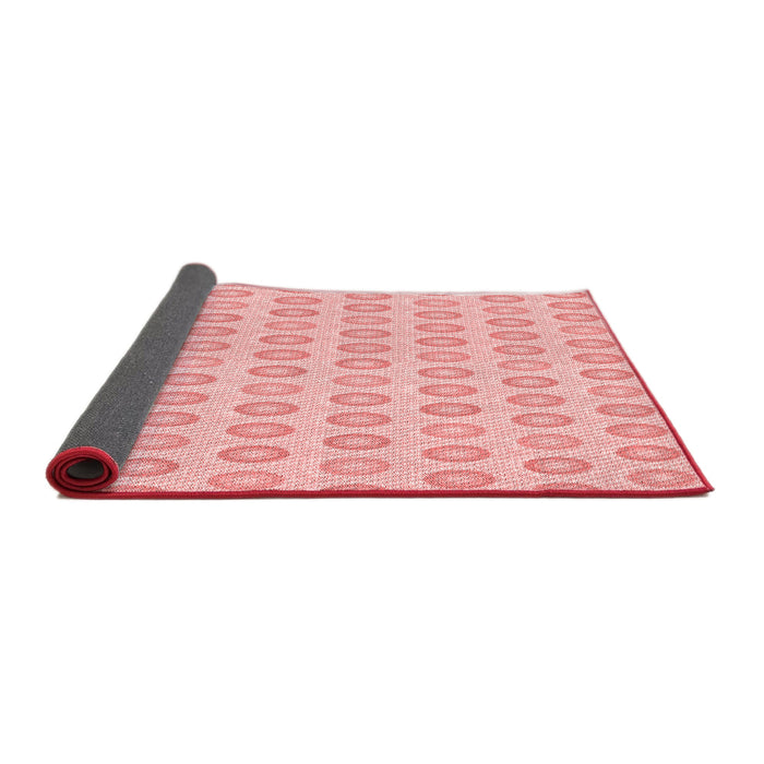 Thickness of Patterned Red Rug, pat3250rd