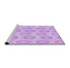 Sideview of Machine Washable Transitional Purple Rug, wshpat3252pur