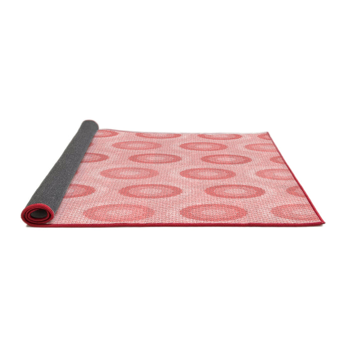 Thickness of Patterned Red Rug, pat3252rd