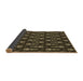 Thickness of Patterned Brown Rug, pat3256brn