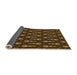 Thickness of Patterned Light Brown Rug, pat3256org