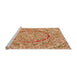 Sideview of Machine Washable Transitional Red Rug, wshpat3260org