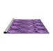 Sideview of Machine Washable Transitional Violet Purple Rug, wshpat3265pur