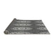 Thickness of Patterned Dark Gray Rug, pat3268gry