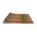 Thickness of Patterned Metallic Gold Rug, pat3268org