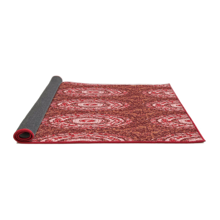 Thickness of Patterned Red Rug, pat3268rd