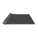 Thickness of Patterned Charcoal Black Rug, pat3270gry