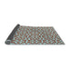 Thickness of Patterned Blue Rug, pat328lblu