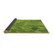 Thickness of Patterned Pistachio Green Rug, pat3282brn