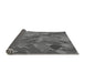 Thickness of Patterned Gunmetal Gray Rug, pat3282gry