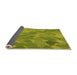 Thickness of Patterned Green Rug, pat3282org