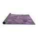 Thickness of Patterned Orchid Purple Rug, pat3282pur