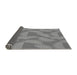 Thickness of Patterned Smokey Gray Rug, pat3288gry