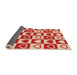 Thickness of Patterned Red Rug, pat329org