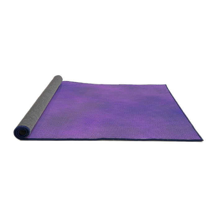Thickness of Patterned Purple Rug, pat3293pur