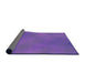 Thickness of Patterned Purple Rug, pat3293pur