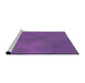 Sideview of Machine Washable Transitional Purple Rug, wshpat3295pur