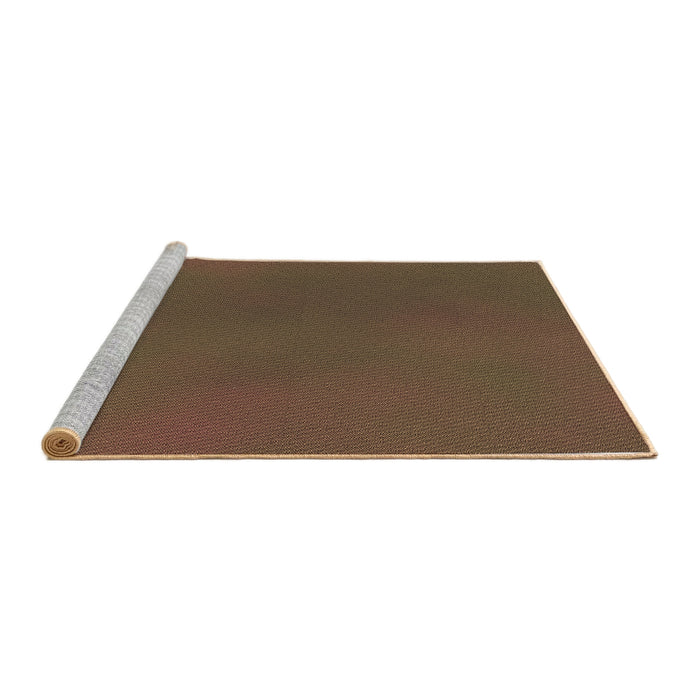 Sideview of Machine Washable Transitional Light Brown Rug, wshpat3296brn