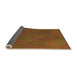 Thickness of Patterned Saddle Brown Rug, pat3297org