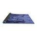 Thickness of Patterned Sky Blue Rug, pat3298blu