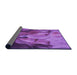 Thickness of Patterned Purple Rug, pat3298pur