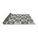 Thickness of Patterned Ash Gray Rug, pat330gry