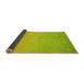 Thickness of Patterned Pistachio Green Rug, pat3305yw