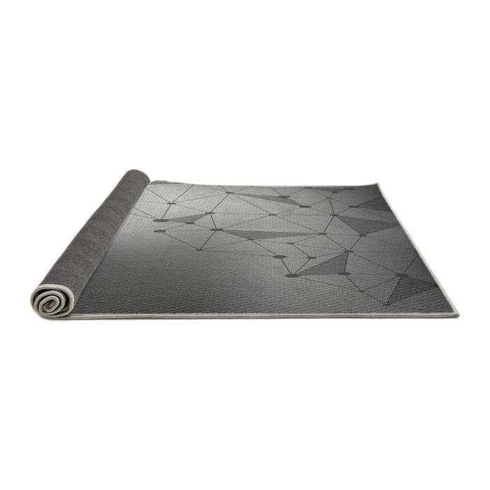 Thickness of Patterned Cloud Gray Rug, pat3307gry