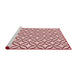 Sideview of Machine Washable Transitional Light Rose Pink Rug, wshpat3308rd