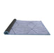 Thickness of Patterned Lavender Blue Rug, pat3309blu