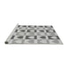 Sideview of Machine Washable Transitional Gray Rug, wshpat331gry