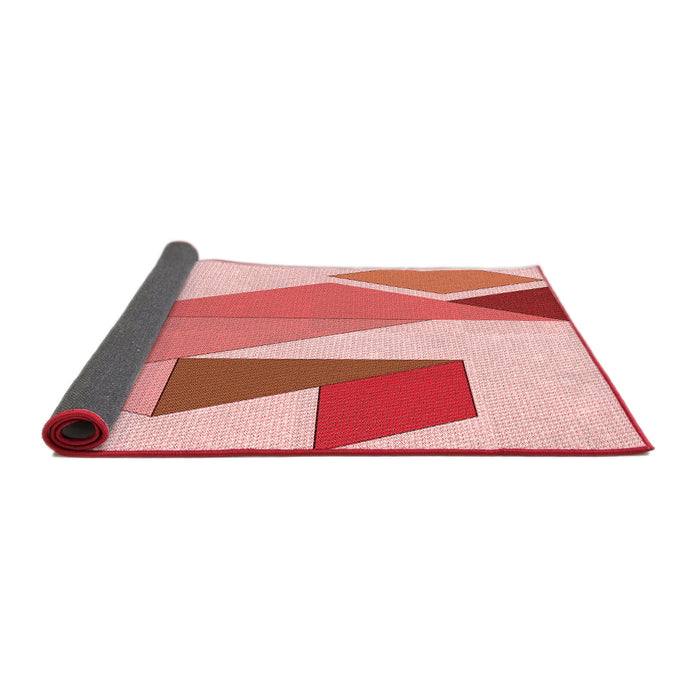 Thickness of Patterned Pink Rug, pat3311rd