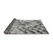 Thickness of Patterned Silver Gray Rug, pat3313gry