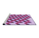 Sideview of Machine Washable Transitional Medium Violet Red Pink Rug, wshpat3314pur