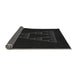 Thickness of Patterned Black Rug, pat3316gry