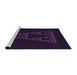 Sideview of Machine Washable Transitional Purple Rug, wshpat3316pur