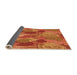 Thickness of Patterned Orange Rug, pat3320org