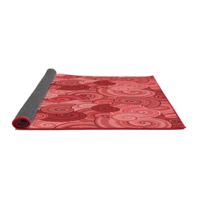 Thickness of Patterned Red Rug, pat3320rd