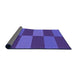 Thickness of Patterned Amethyst Purple Rug, pat3321pur