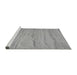 Sideview of Machine Washable Transitional Cloud Gray Rug, wshpat3322gry