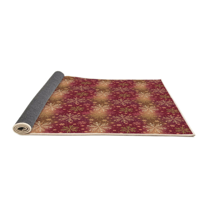 Thickness of Patterned Red Rug, pat3323org