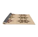 Thickness of Patterned Copper Brown Rug, pat3324org