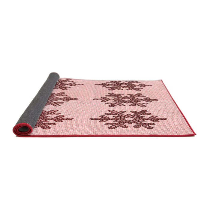 Thickness of Patterned Red Rug, pat3324rd