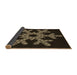 Thickness of Patterned Black Rug, pat3325brn