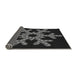 Thickness of Patterned Black Rug, pat3325gry