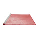 Sideview of Machine Washable Transitional Pink Rug, wshpat3326rd